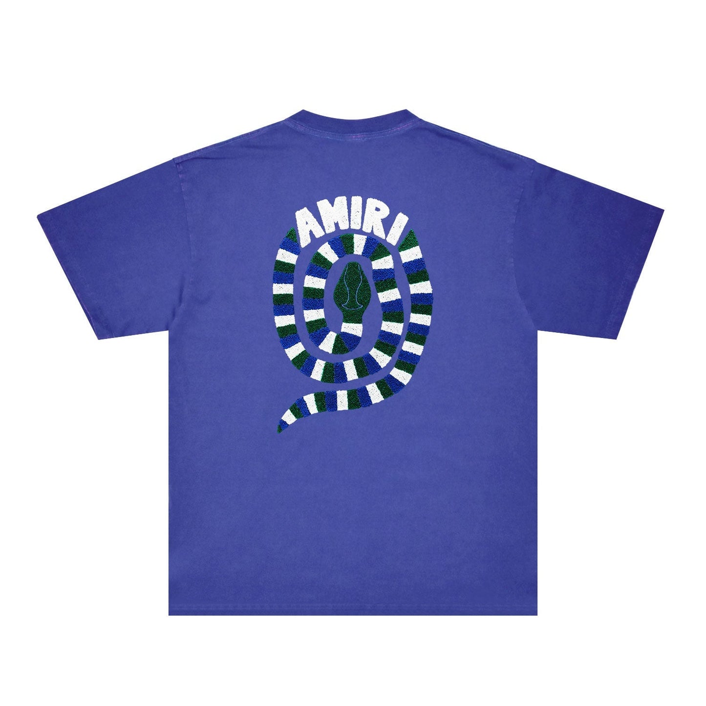 Amiri Washed Distressed T Shirt Printed Trendy Pure Cotton