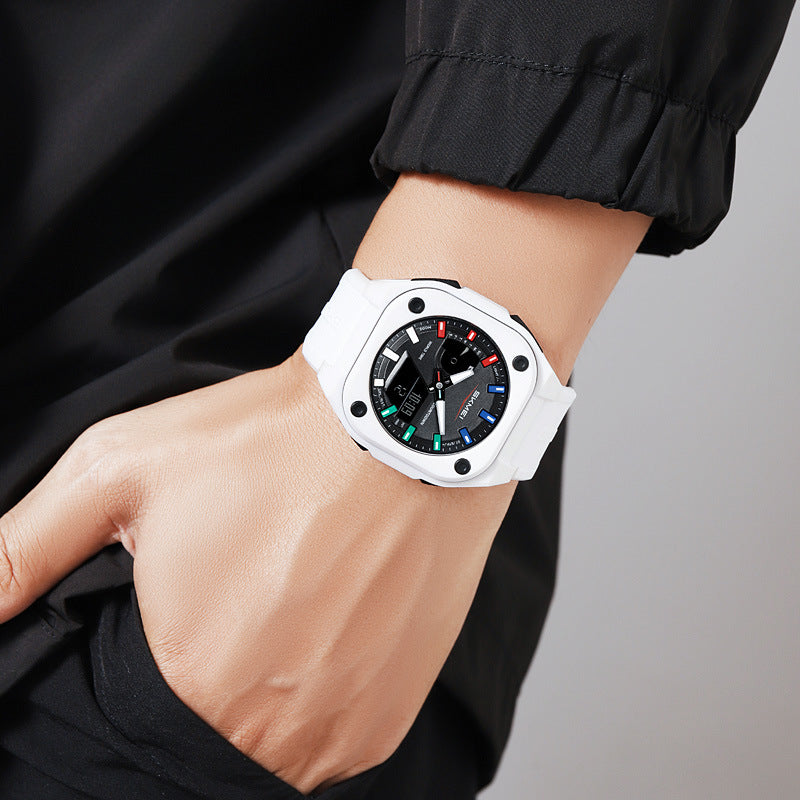 Analog-Digital Watch Outbound Luminous Waterproof Electronic Watch