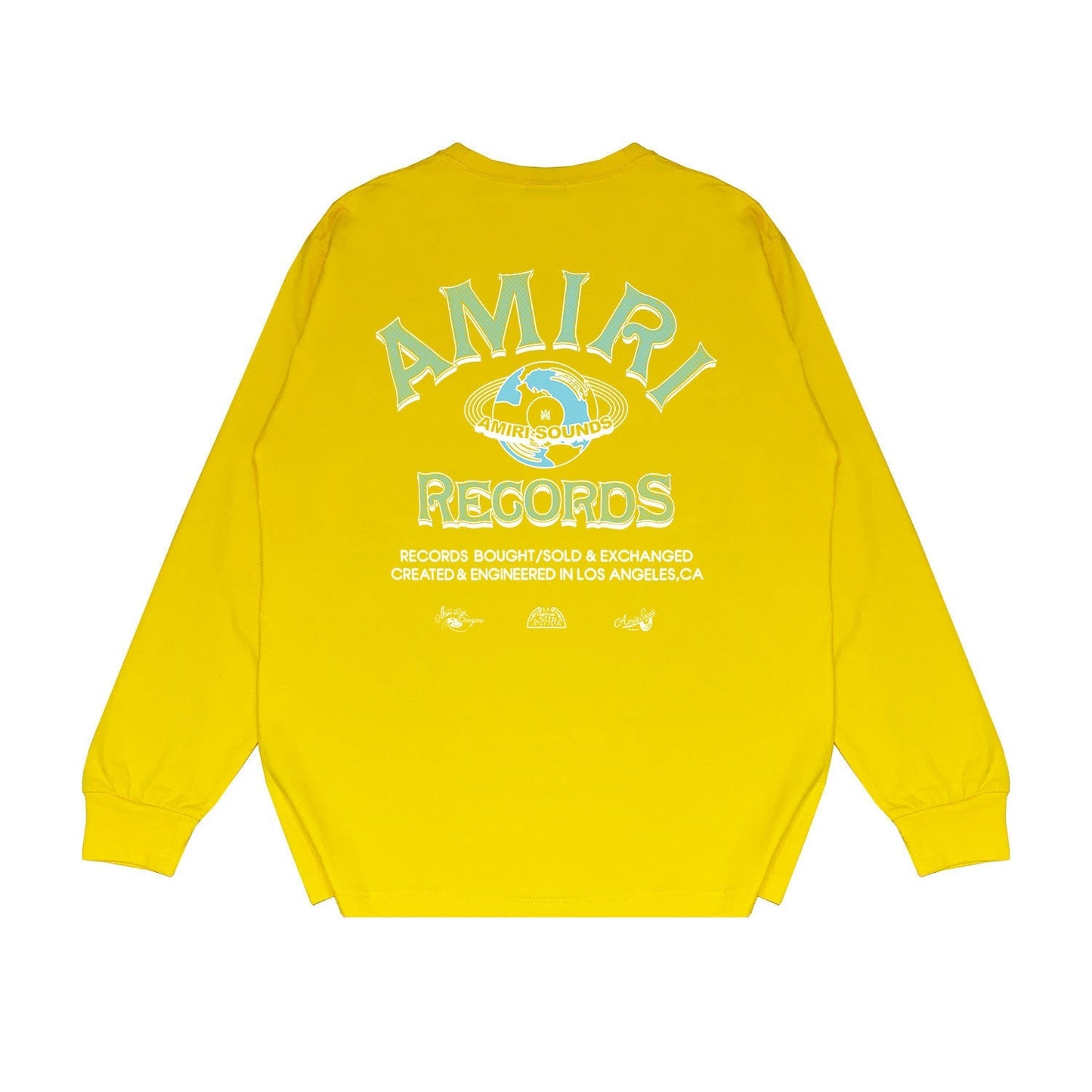 Amiri Long Sleeved Shirt Printed Trendy Pure Cotton