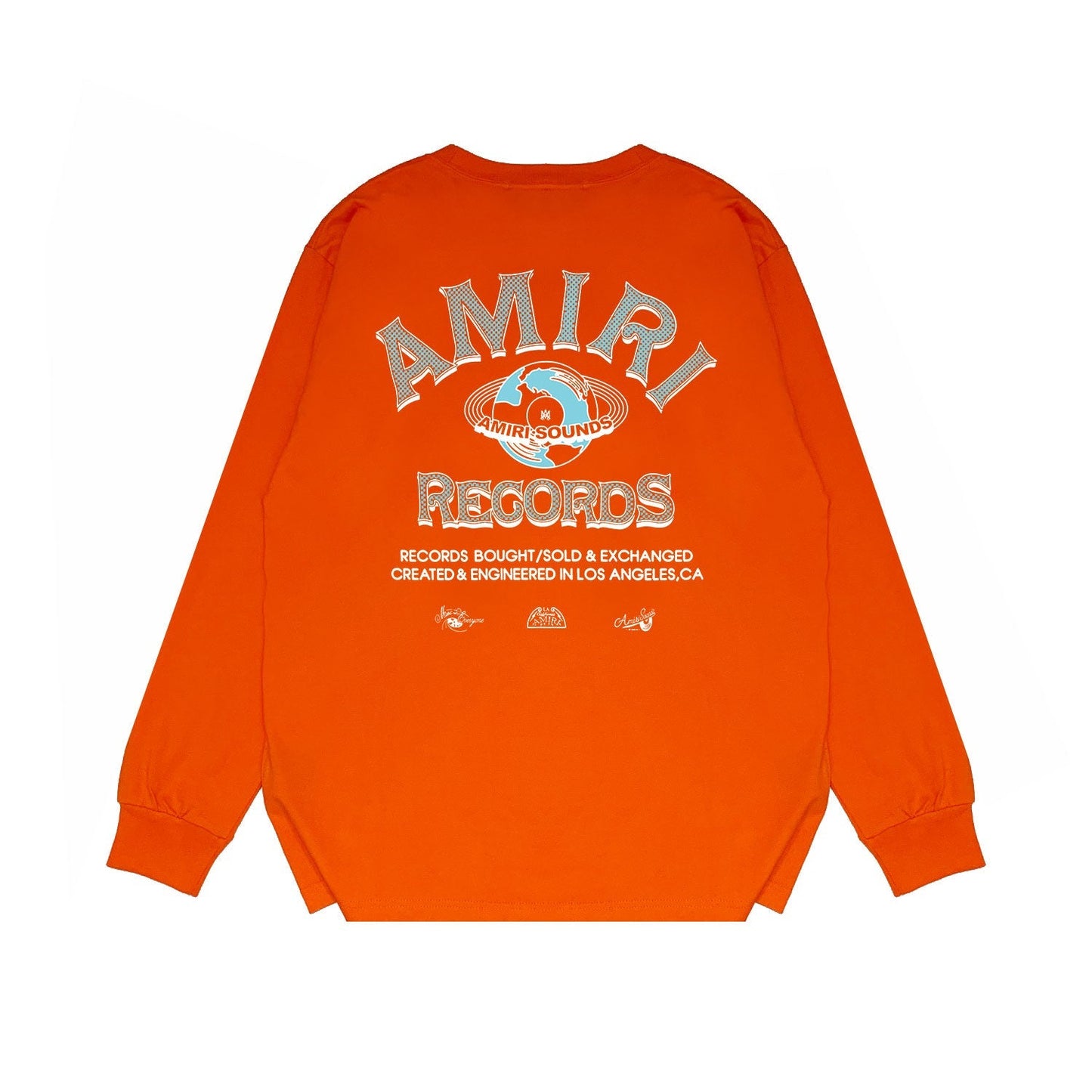 Amiri Long Sleeved Shirt Printed Trendy Pure Cotton