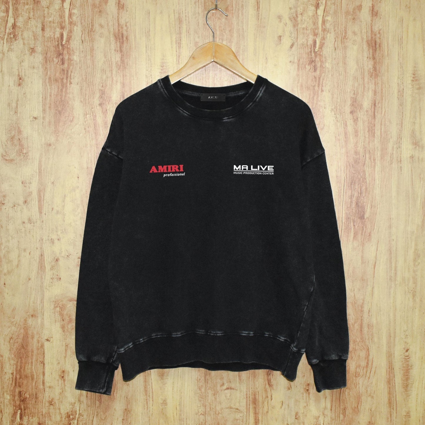 Amiri Distressed Sweatshirt Printed Trendy Pure Cotton