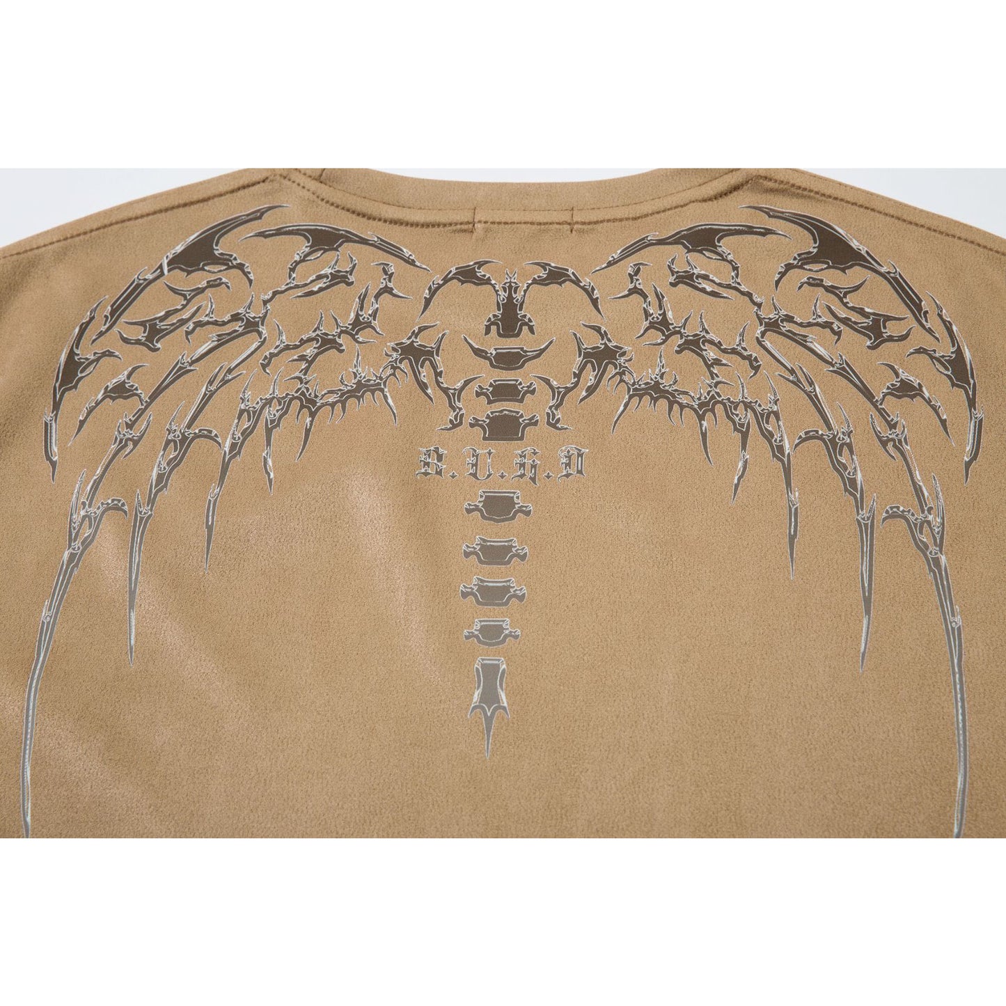 Hustle vintage summer t-shirt skull skeleton print short sleeve