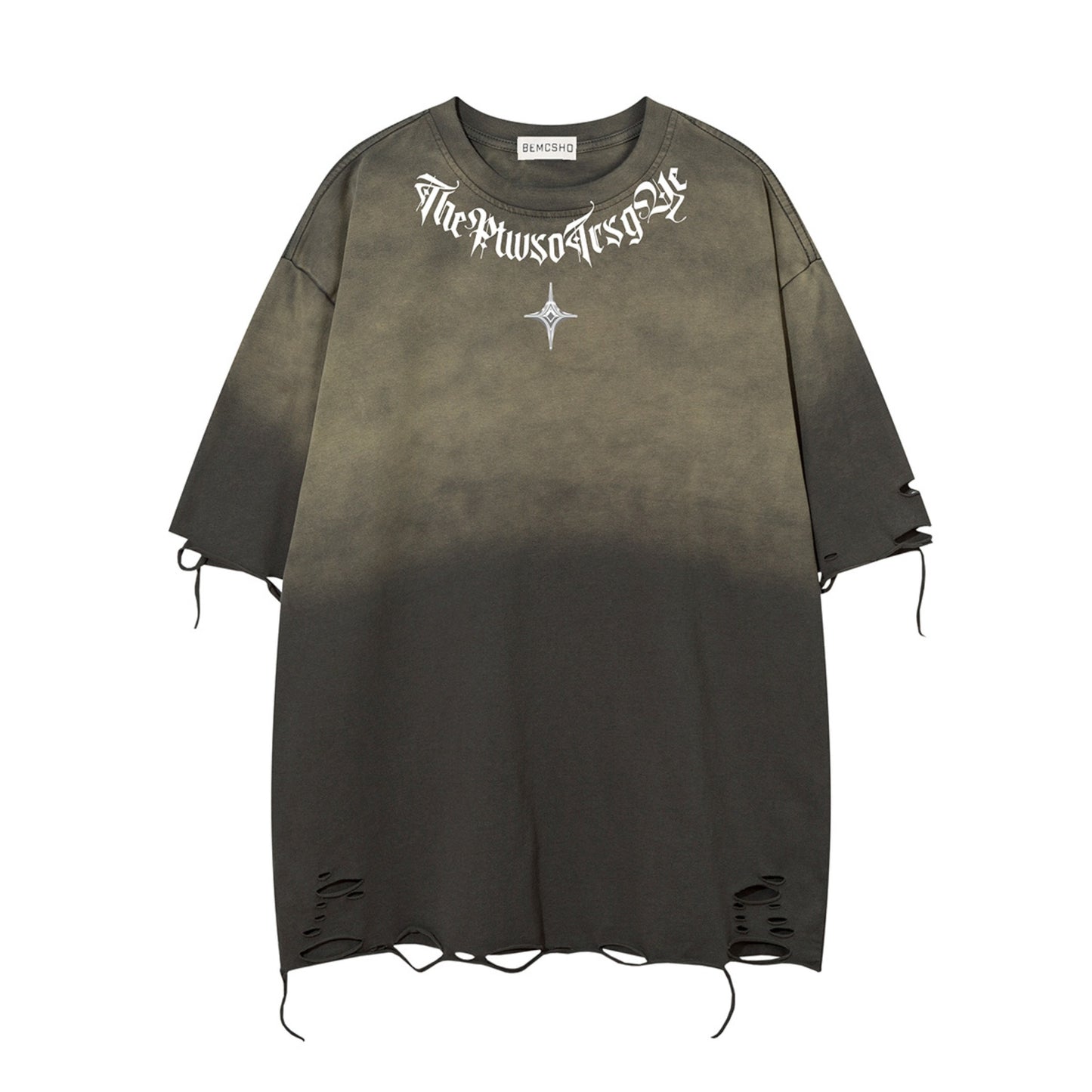 Hustle vintage summer wash short sleeve t-shirt