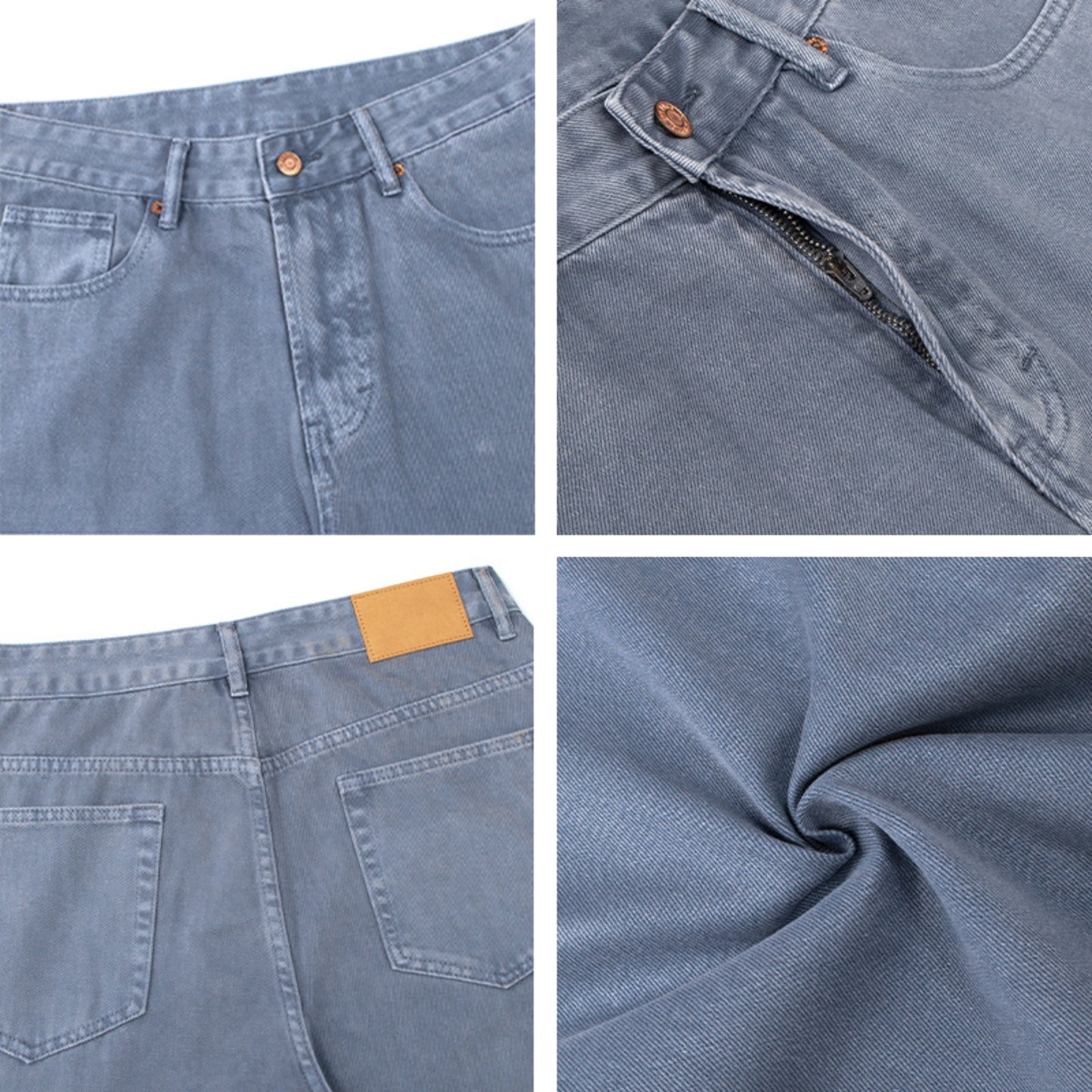 Hip Hop Pants For Boys Vintage Washing Old Loose Straight Casual Pants