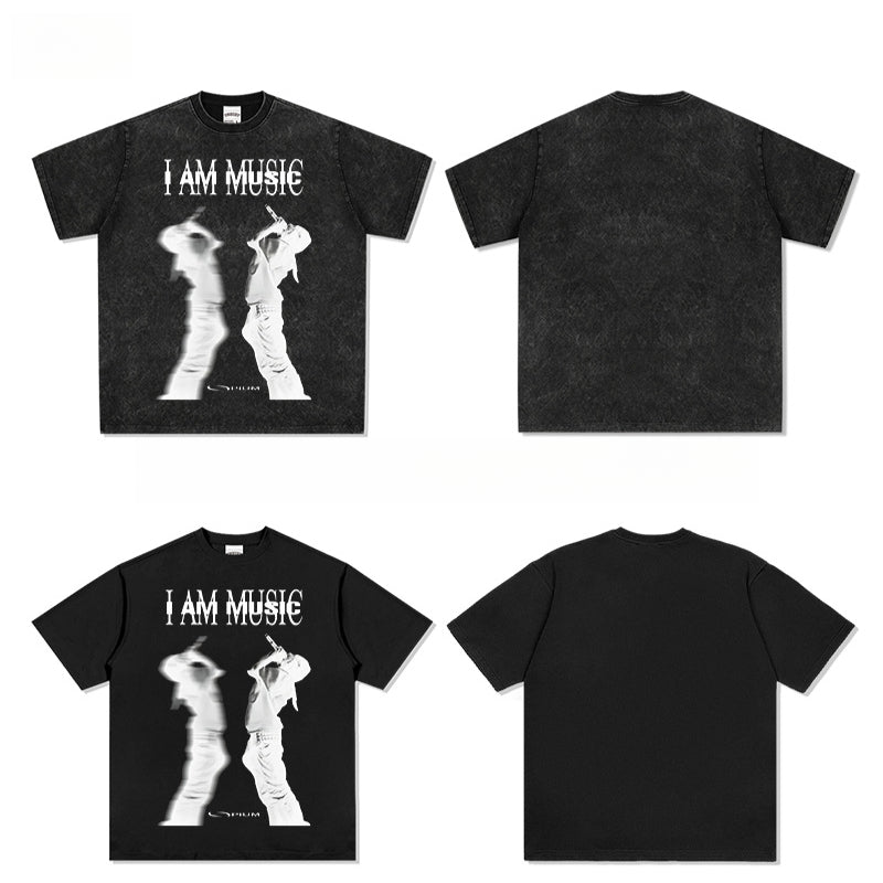 New york hip hop shop vintage hip hop playbois carti print short sleeve t-shirt