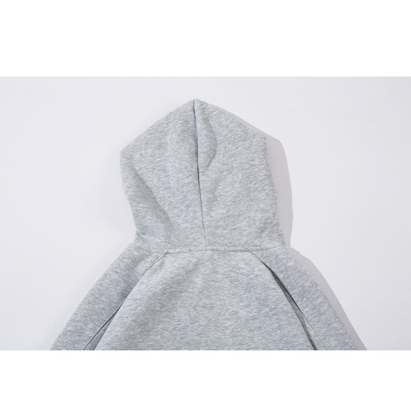 Streetwear Hoodie Hip Hop Alphabet Print Hooded Sweater Fall Loose Hoodie Jacket