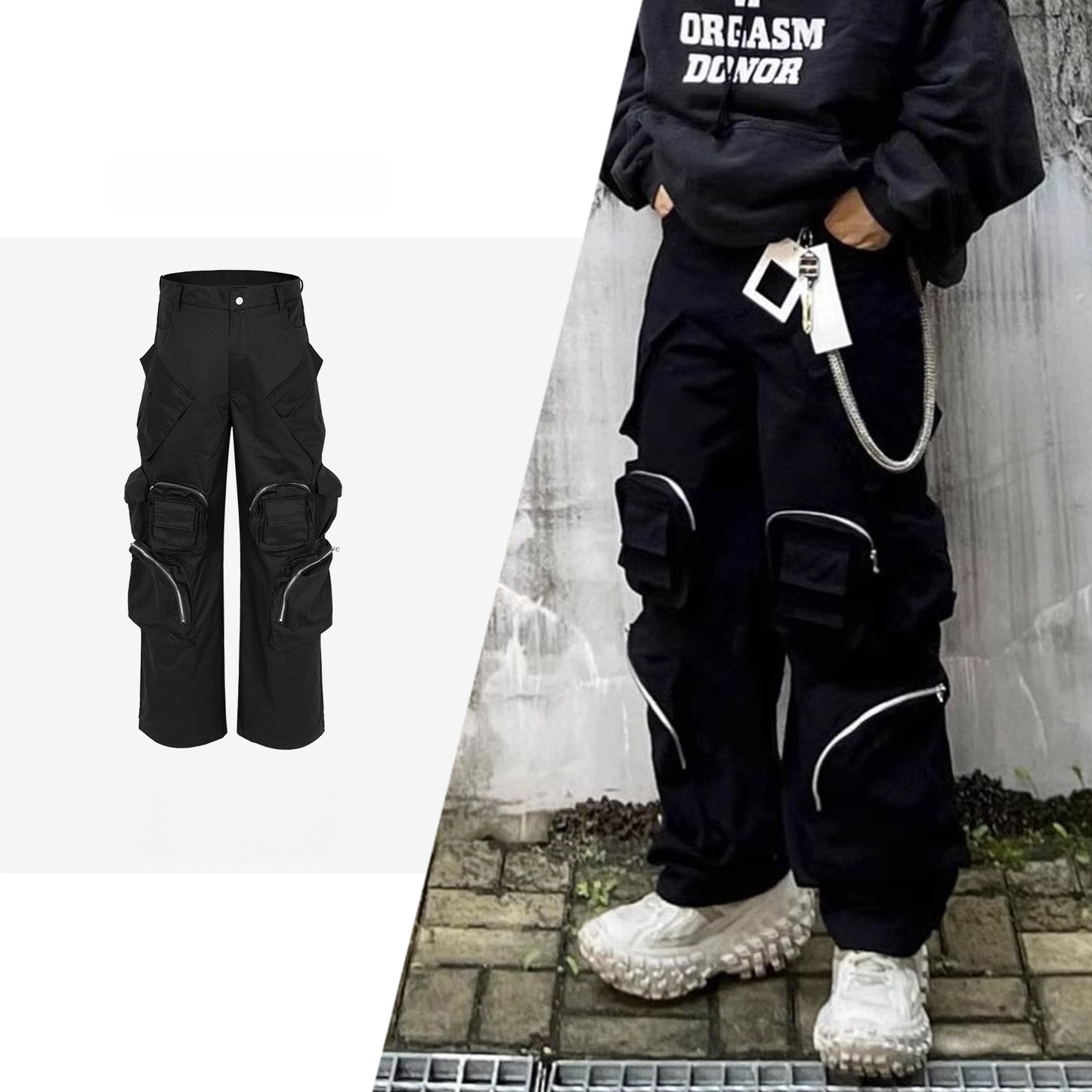 Rock Revival Jeans Casual Trousers Wide Leg Pants
