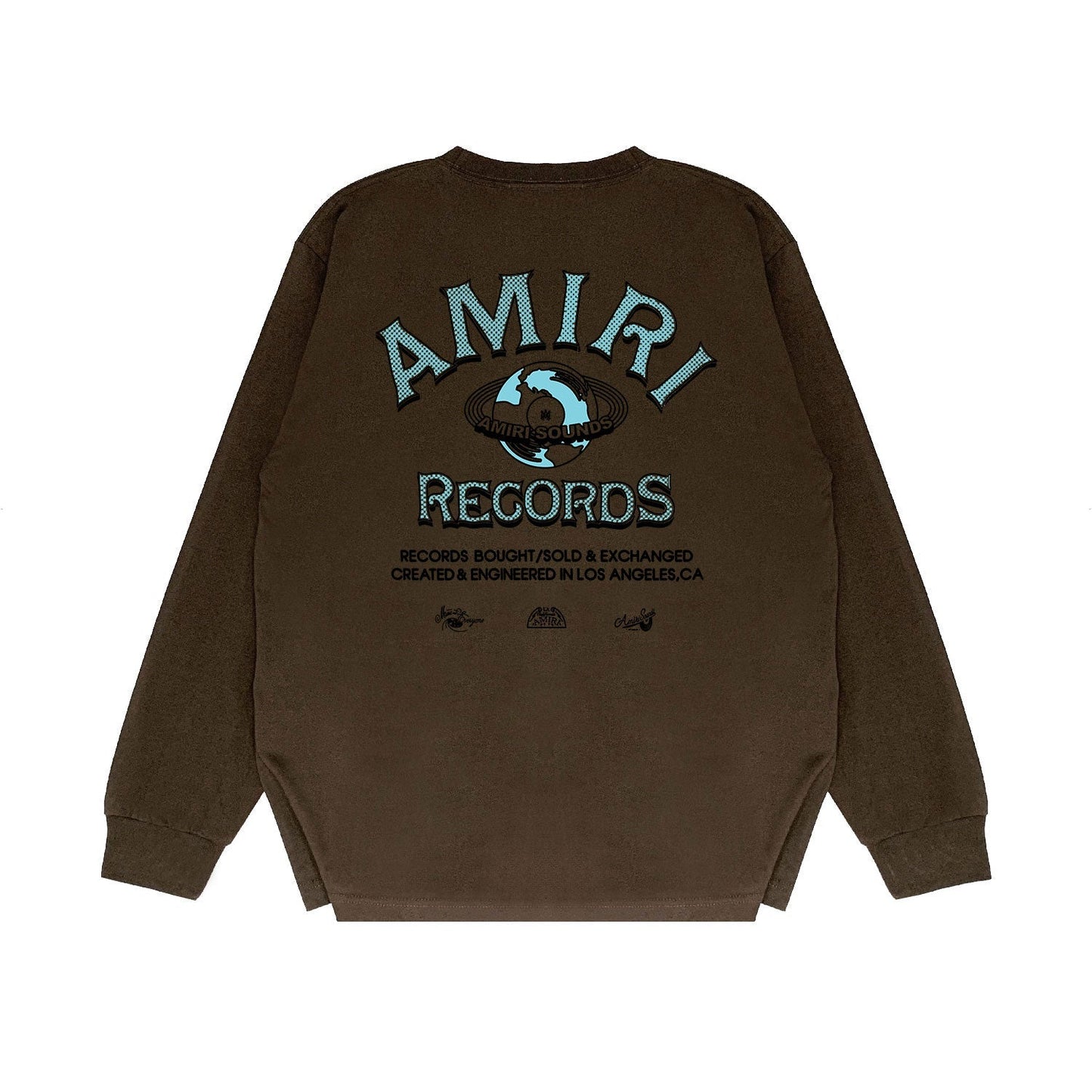 Amiri Long Sleeved Shirt Printed Trendy Pure Cotton