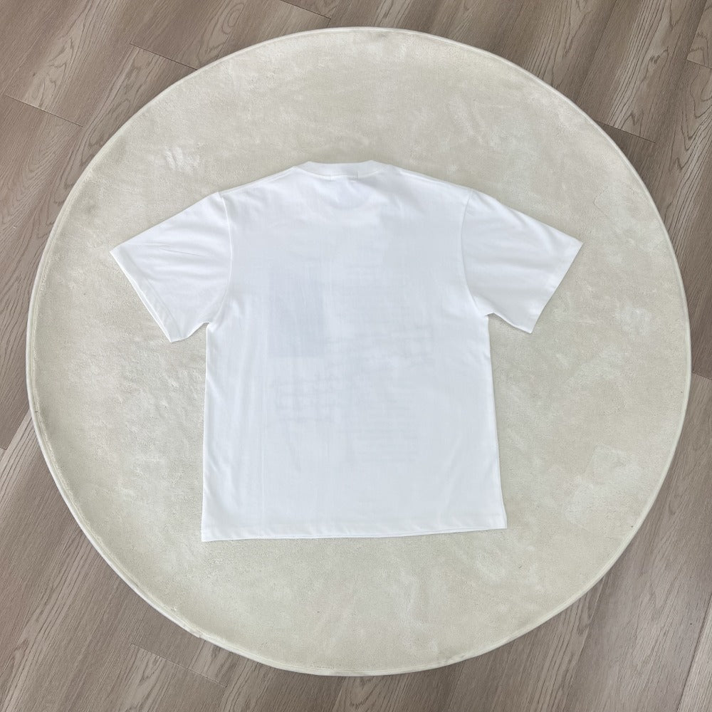 Streetwear Eua t shirt Forest Castle Digital Print Short Sleeve T-Shirt Cleanfit Top