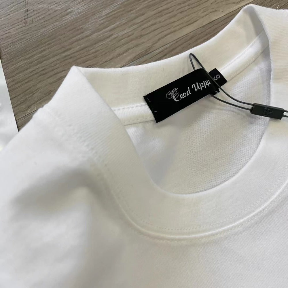 Streetwear Eua t shirt 24SS summer cotton cleanfit digital print spoof portrait short sleeve t-shirt