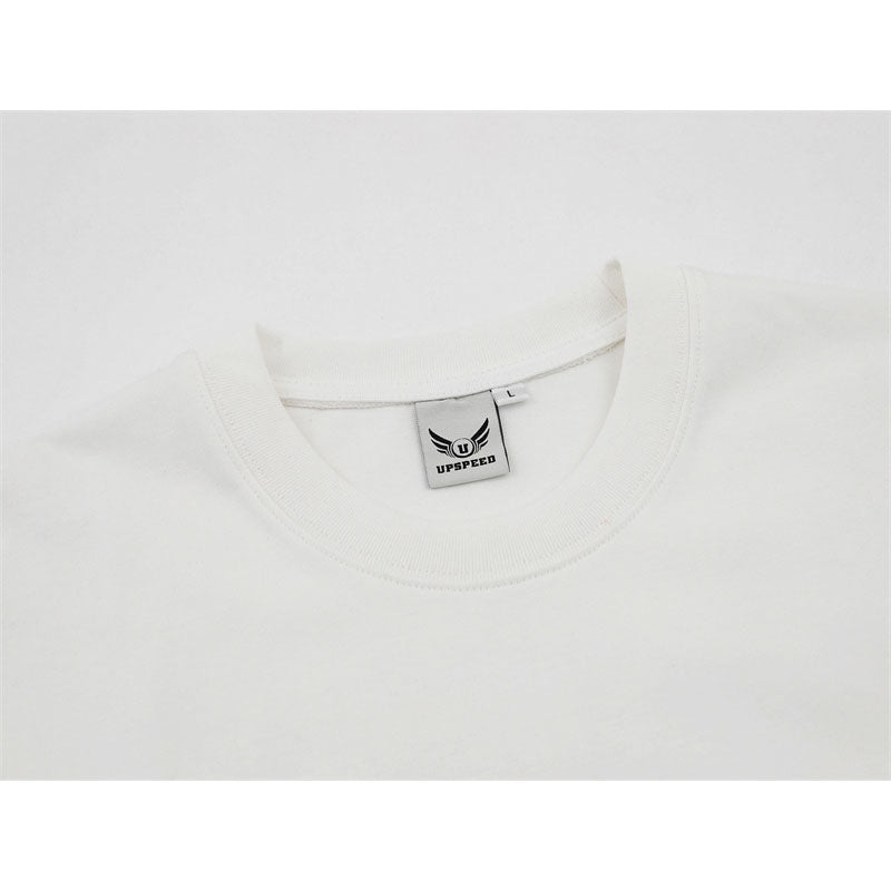 Stone Wash T shirt Vintage Graffiti Short Sleeve T-Shirt