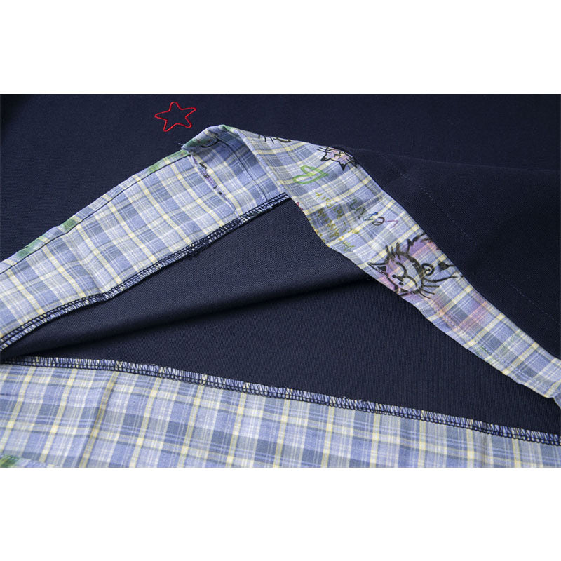 Casual Street Wear Vintage Short Sleeve T-Shirt Lapel POLO Shirt