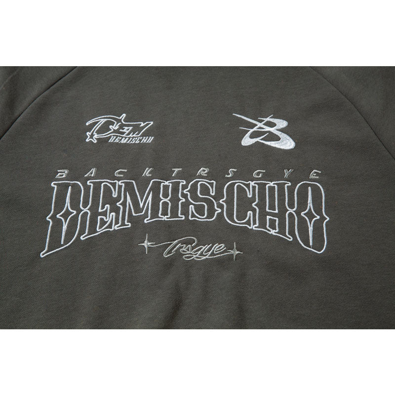 Streetwear Hoodie Vintage do gradual change hooded sweater embroidered hoodie