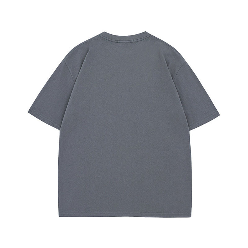 Racing oversized t shirt retro racing letter short sleeve t-shirt loose oversize top