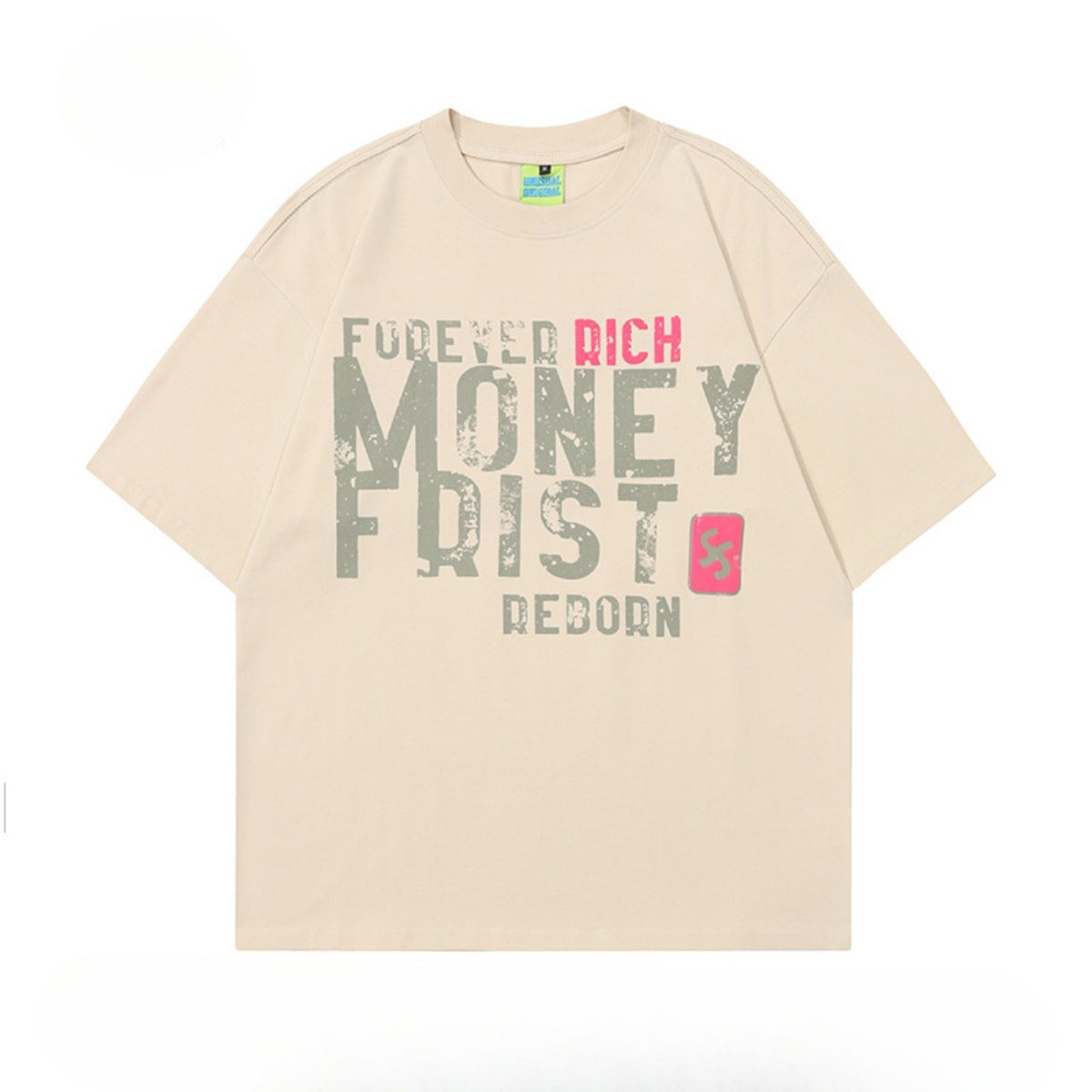 90s West Coast Hip Hop Fashion T-Shirts Casual Simple Letter Print T-Shirts