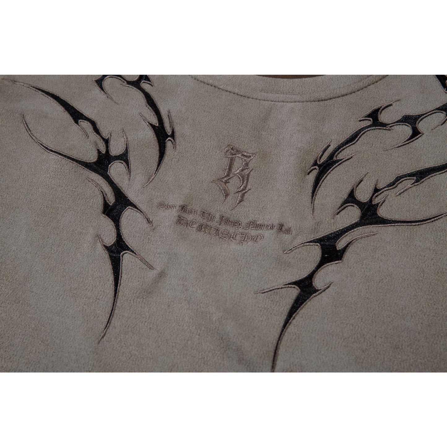 Hip Hop Clothing Summer Vintage Embroidered Short Sleeve T-Shirt