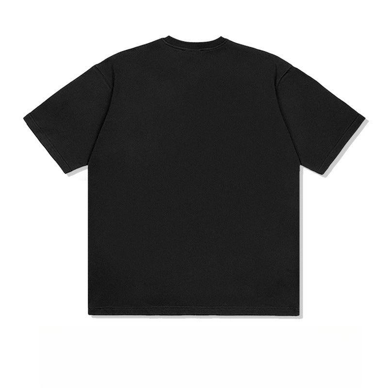 Cool t rapper BC 2Pac figure pike hip hop oversize vintage print short sleeve t-shirt