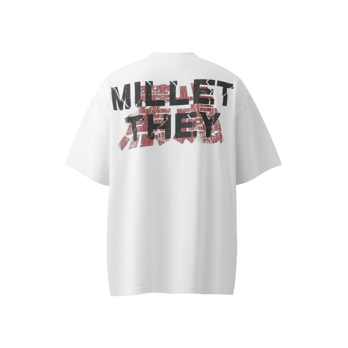 Hip hop shirt washed t-shirt short sleeve