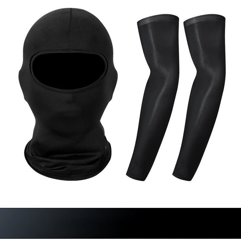Cycling Windproof Hood Ice Silk Fabric Windproof and Sunscreen