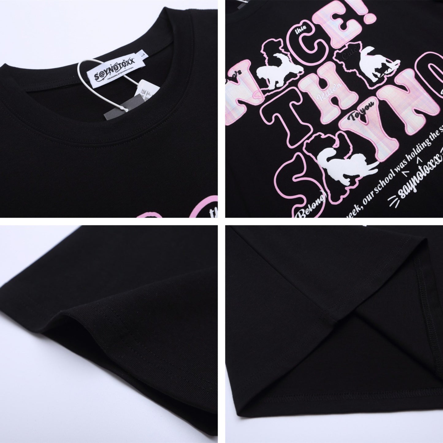 Nyc T Shirt Embroidered Cotton Short Sleeve T-Shirt Summer Loose Casual Top
