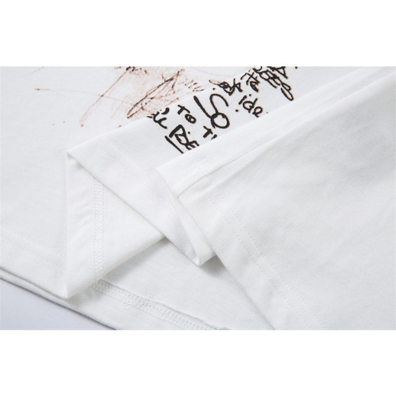 Casual Street Wear Vintage Short Sleeve T-Shirt