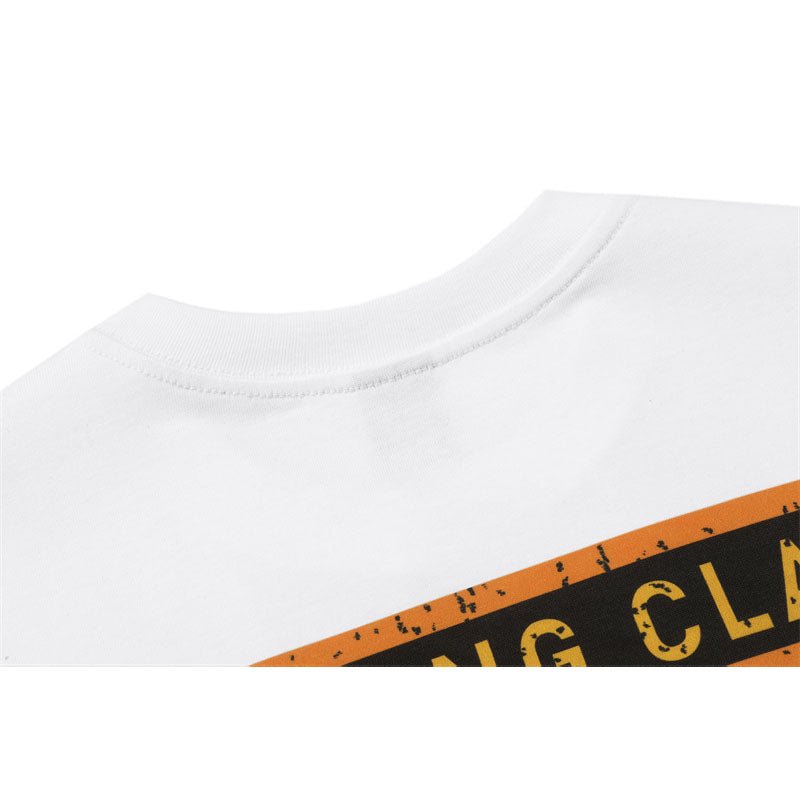 Casual Street Wear Crew Neck Loose Short Sleeve T-Shirt