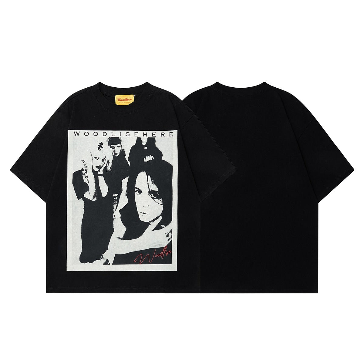 90s West Coast Hip Hop Fashion T Shirts Portrait Short Sleeve T-Shirts