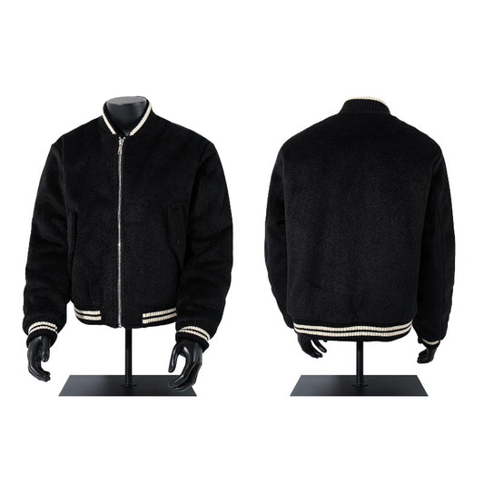 Unisex Down Jacket Men's Winter Warm Wool Padded Jacket
