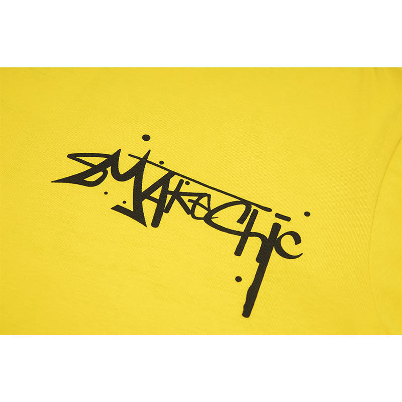 Vintage Usa Shirt Graffiti Print Short Sleeve T-Shirt Summer Loose Top