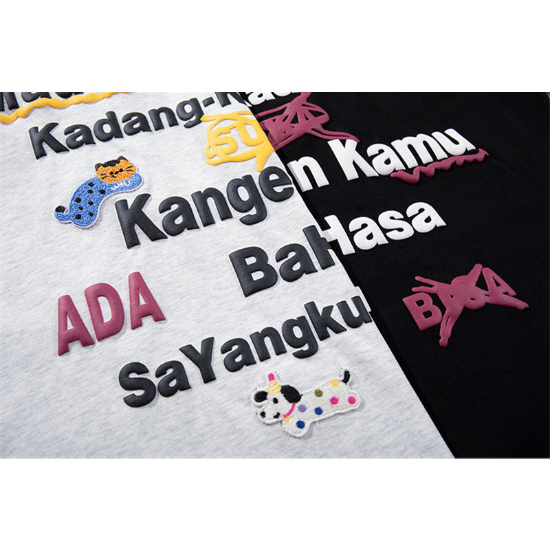 Camisetas streetwear Summer Vintage Casual Loose Short Sleeve T-Shirt