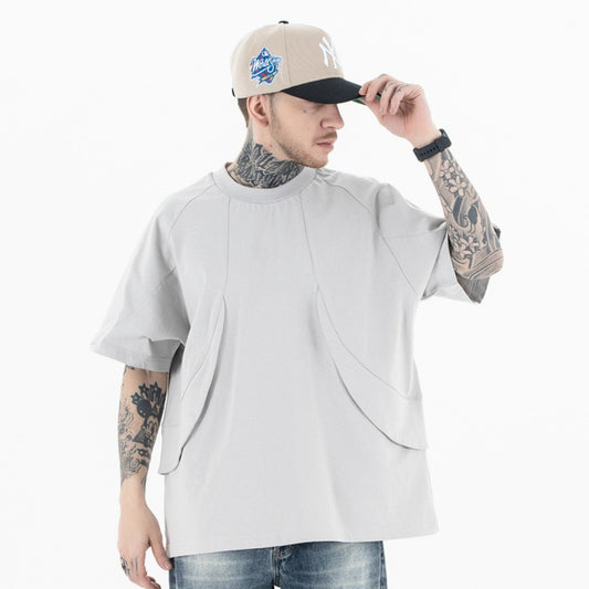 Vintage College Shirts Summer Crew Neck Short Sleeve T-Shirt