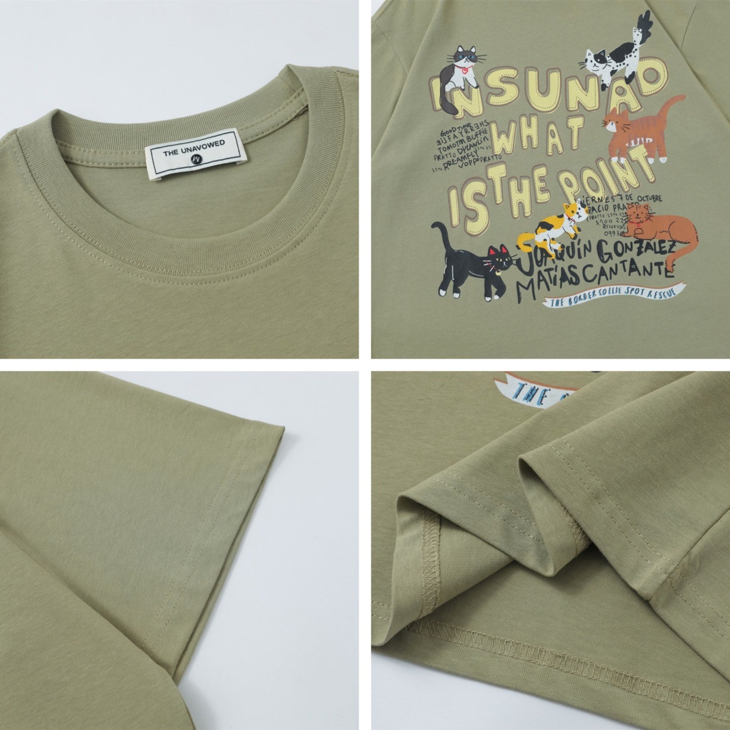 Vintage tarz t shirt cat print short sleeve t-shirt summer loose casual top