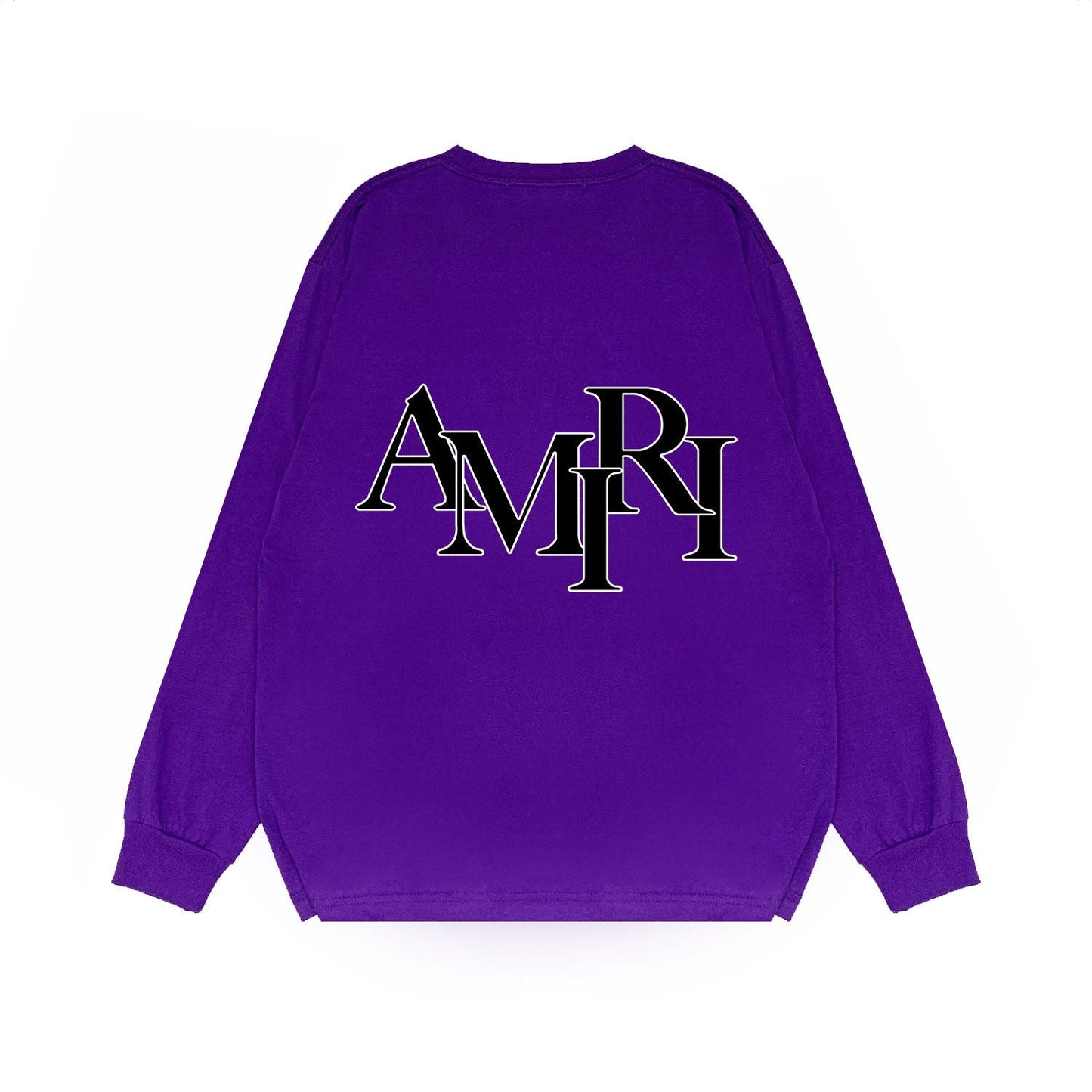 Amiri Long Sleeved Shirt Printed Trendy Pure Cotton