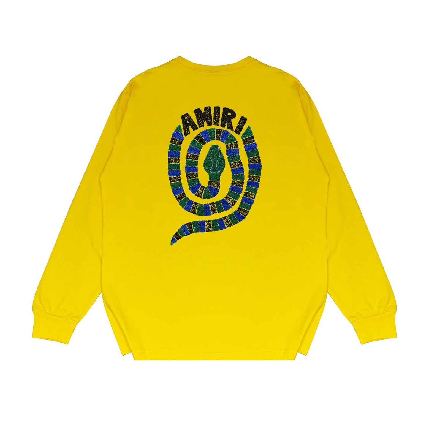 Amiri Long Sleeved Shirt Printed Trendy Pure Cotton