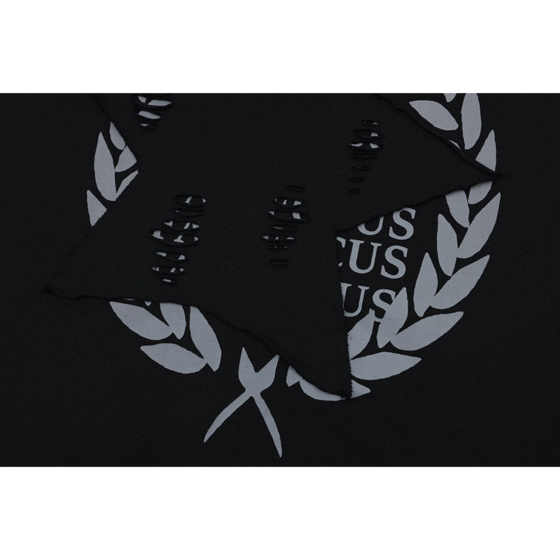 Marcas De Streetwear Loose Crew Neck Short Sleeve T-Shirt