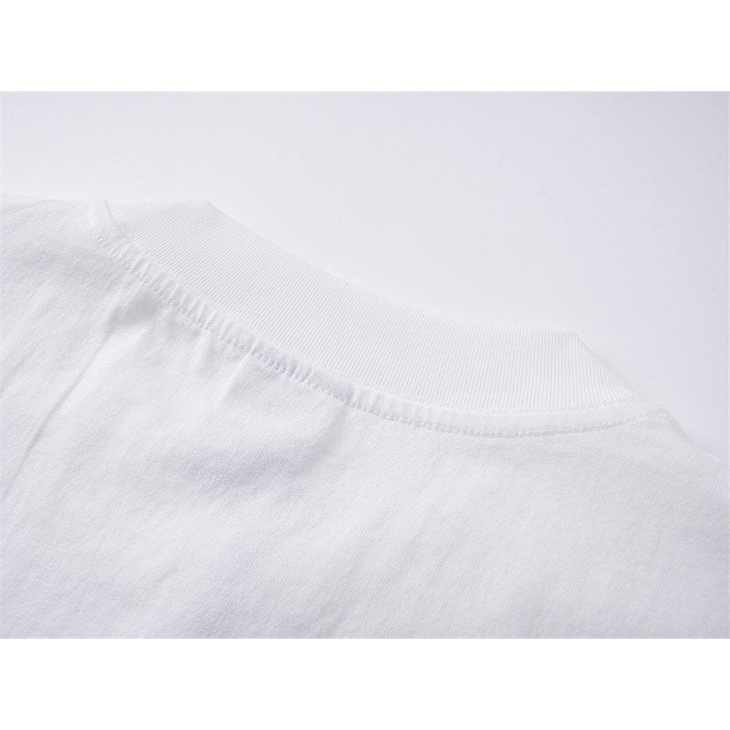 Casual Street Wear Old Short Sleeve T-Shirt Loose Casual T-Shirt Top