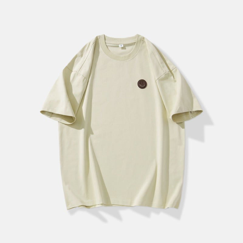 Mens T-shirts Summer Short Sleeves Loose Vintage