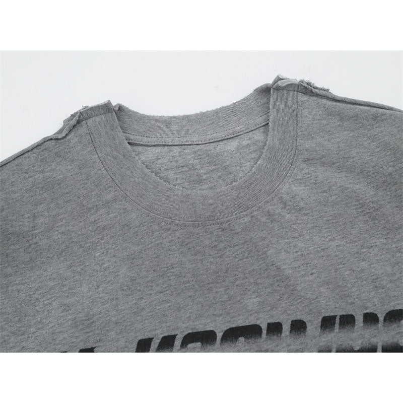 US drip outfits Summer Vintage Casual Loose Short Sleeve T-Shirts