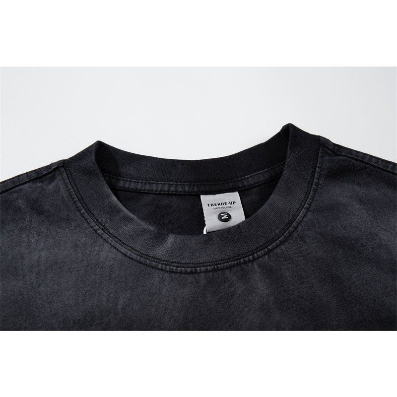 US drip outfits summer vintage kart casual loose short sleeve T-Shirts
