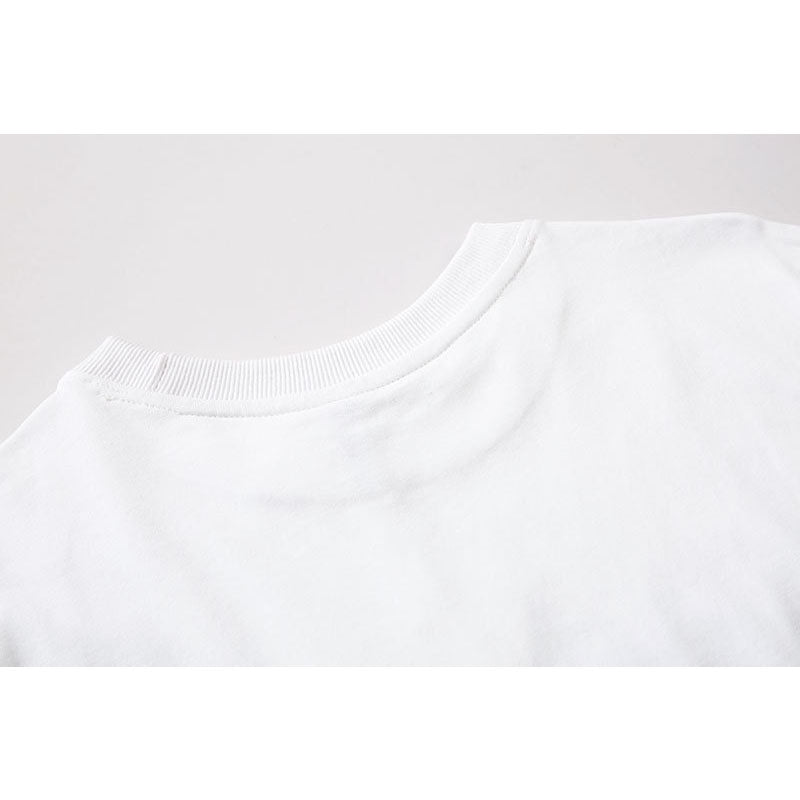 Vintage Tišö Rt Short Sleeve T-Shirt Alphabet Print Hip-Hop Top