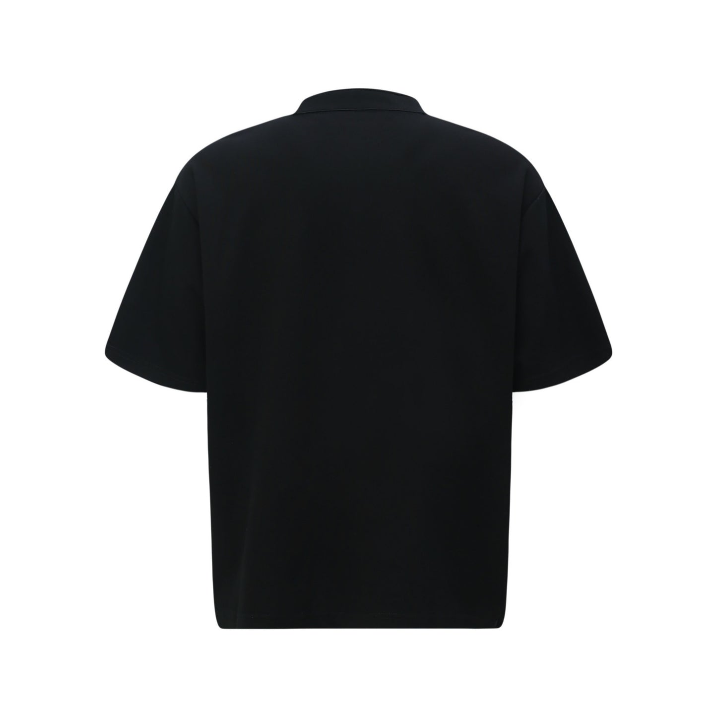 T shirt vintage usa summer open neck stand-up collar T-shirt short sleeve