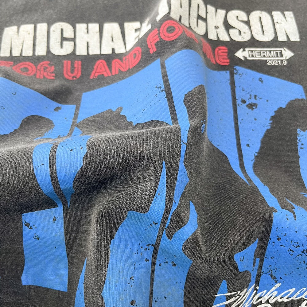 Streetwear Eua t shirt Michael spoof band print cleanfit short sleeve t-shirt