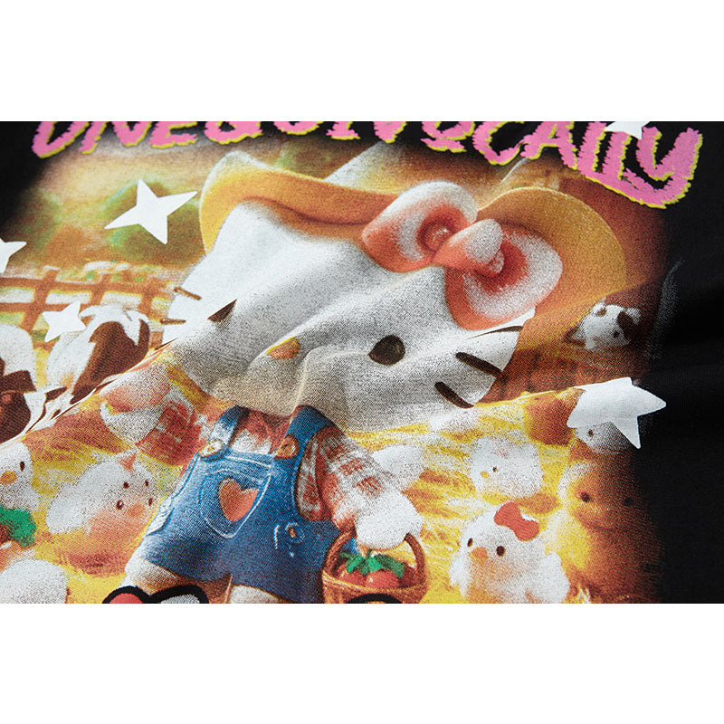 Nostalgia T Shirts Short Sleeve T-Shirt oversize