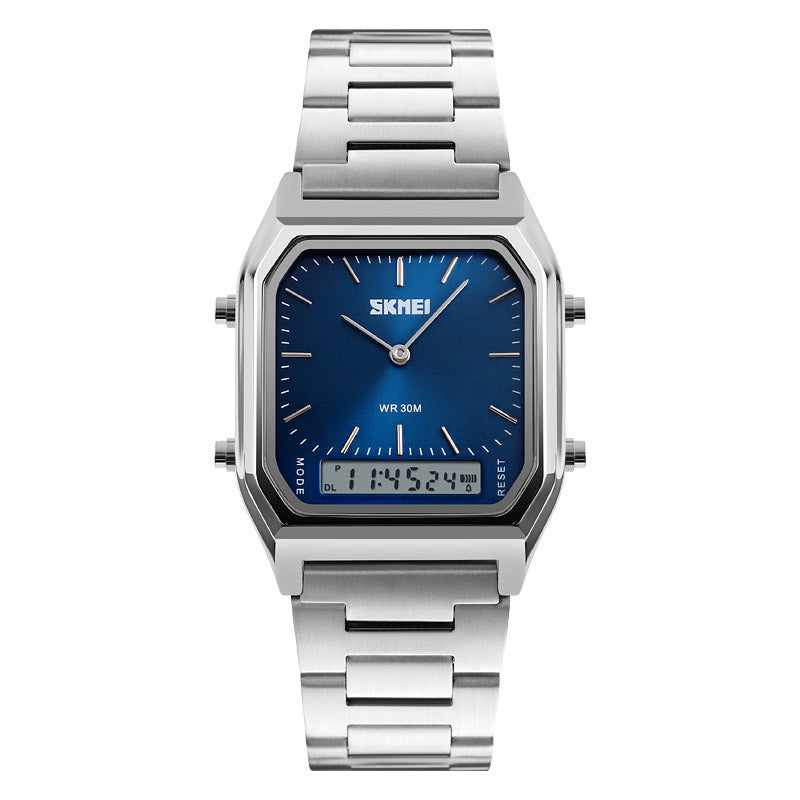 Analog-Digital Watch Minimalist Style Business Men's Watch