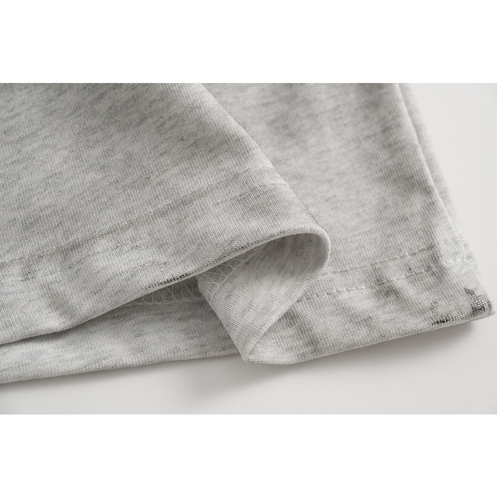 Nostalgia T Shirts Vintage Old Letter Print Short Sleeve T-Shirt