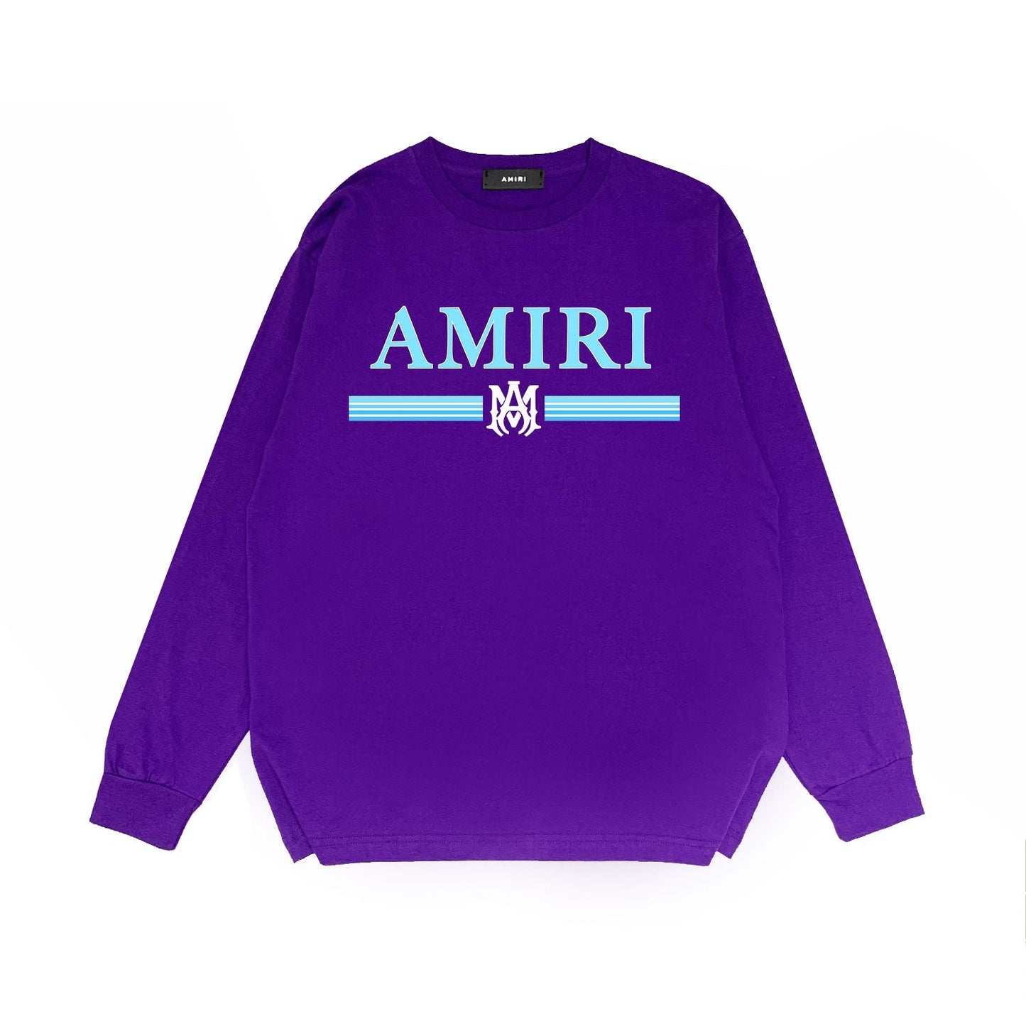 Amiri Long Sleeved Shirt Printed Trendy Pure Cotton
