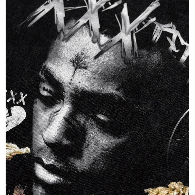 New york hip hop shop XXX Tentacion vintage vintage hip hop rap print short sleeve t-shirt