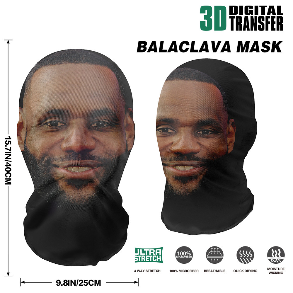 Cycling Windproof Hood Face Funny Mesh Yarn
