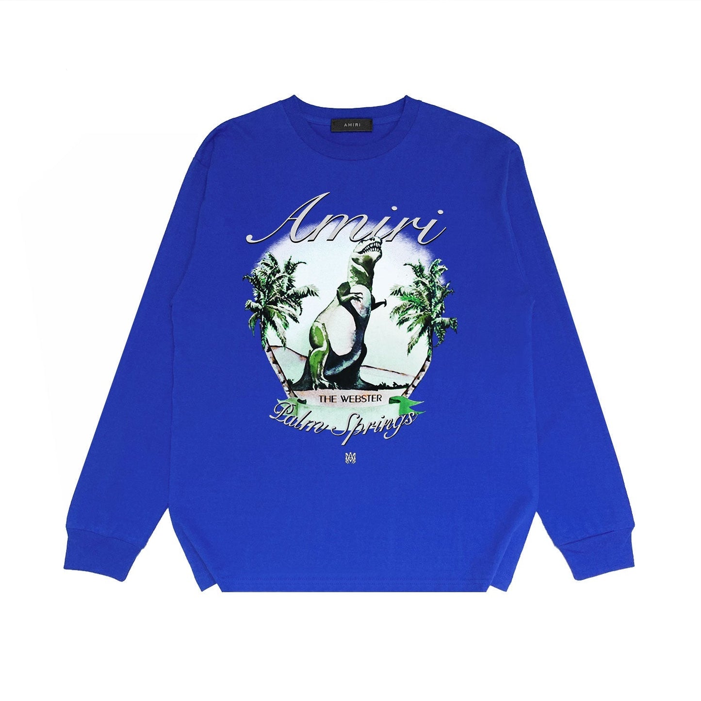 Amiri Long Sleeved Shirt Printed Trendy Pure Cotton