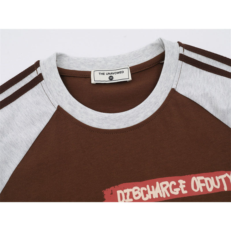 US drip outfits Summer Vintage Casual Loose Short Sleeve T-Shirts